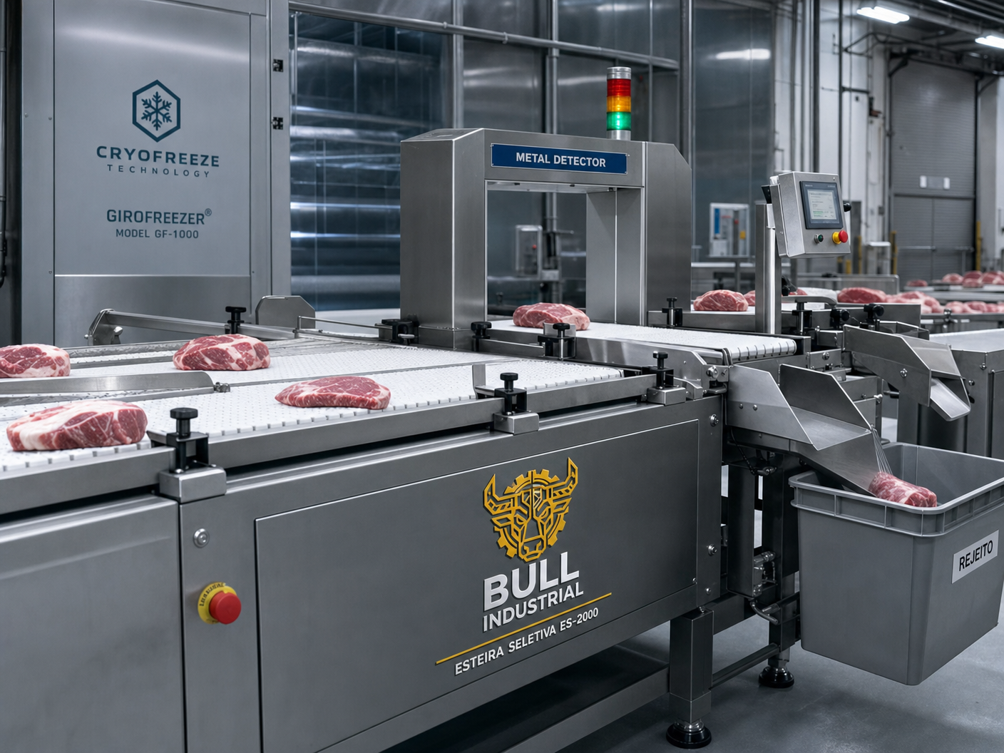 Bull EF Select — Esteiras com Desviador Seletivo