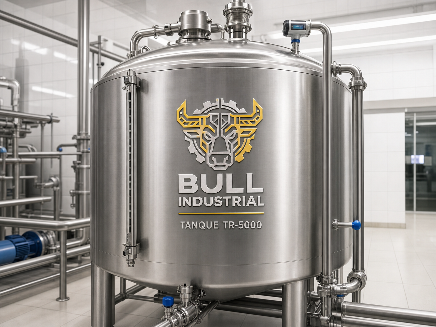 Bull TR 500–5.000 L — Tanque Inox de Resfriamento e Estocagem